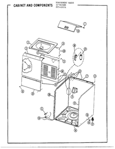 Part Location Diagram of 141073-028 Frigidaire Lower panel rear