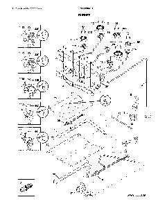 Burner Diagram and Parts List for GCRG3038AFB  Frigidaire Range