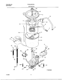 WSHR MTR, HOSE Diagram and Parts List for FWSC235RFS3  Frigidaire Washer
