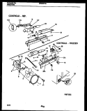 REFRIGERATOR CONTROL ASSEMBLY, DAMP Diagram and Parts List for MRS20HRAWO  Frigidaire Refrigerator
