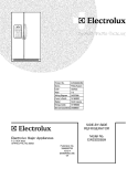 COVER Diagram and Parts List for EW23SS65HS6  Electrolux Refrigerator