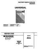 COVER Diagram and Parts List for MWX233RES4  Frigidaire Washer
