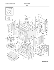 Part Location Diagram of 5304500614 Frigidaire HARNESS
