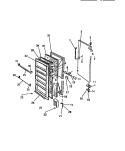 DOOR Diagram and Parts List for UFS101DM1  Kelvinator Freezer