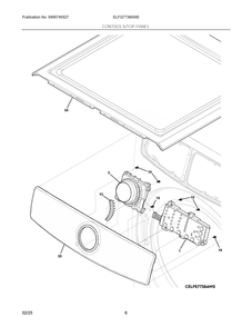 Part Location Diagram of 5304537902 Frigidaire UI SATELLITE