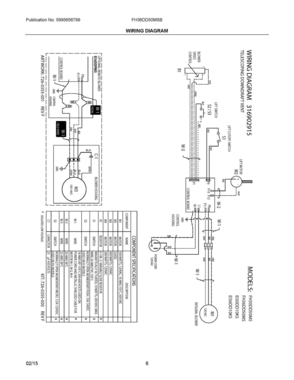 04 - WIRING DIAGRAM Diagram and Parts List for FH36DD50MSB  Frigidaire Range Hood