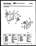 AIR HANDLING PARTS Diagram and Parts List for AC059N7B1  Frigidaire Air Conditioner