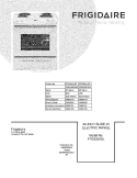 COVER Diagram and Parts List for FFES3015LBC  Frigidaire Range