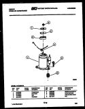 COMPRESSOR PARTS Diagram and Parts List for AL05A6EVA  Gibson Air Conditioner