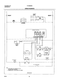 WIRING SCHEMATIC Diagram and Parts List for FGF366ASA  Frigidaire Range