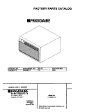 COVER Diagram and Parts List for FAH086J1T2  Frigidaire Air Conditioner