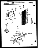 SYSTEM AND AUTOMATIC DEFROST PARTS Diagram and Parts List for TSK180AN7T  Kelvinator Refrigerator
