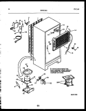 SYSTEM AND AUTOMATIC DEFROST PARTS Diagram and Parts List for FPCE19TRL0  Frigidaire Refrigerator