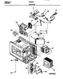 FUNCTIONAL PARTS Diagram and Parts List for FMS083U1S0  Frigidaire Microwave