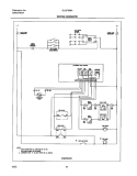 WIRING SCHEMATIC Diagram and Parts List for GLGF366AQC  Frigidaire Range