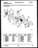 AIR HANDLING PARTS Diagram and Parts List for FAB067P7B1  Frigidaire Air Conditioner