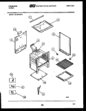BODY PARTS Diagram and Parts List for G31BPNL3  Frigidaire Range
