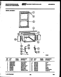 CABINET AND INSTALLATION PARTS Diagram and Parts List for AS189N2K1  Frigidaire Air Conditioner