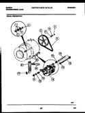 DRIVE COMPONENTS Diagram and Parts List for WS27M8WAGA  Gibson Washer