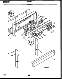 BACKGUARD Diagram and Parts List for FEF342BADA  Frigidaire Range