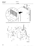 SYSTEM Diagram and Parts List for XF22CW0  Frigidaire Freezer