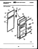 DOOR PARTS Diagram and Parts List for RTG140GCH2A  Frigidaire Refrigerator
