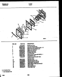 COOKTOP AND DRAWER PARTS Diagram and Parts List for 31-3982-23-01  Tappan Range