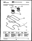 BROILER PARTS Diagram and Parts List for 31-2759-00-03  Tappan Range