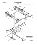 BURNER Diagram and Parts List for MGF324WBSB  Frigidaire Range