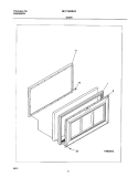 DOOR Diagram and Parts List for MFC13M0BW5  Uni Freezer