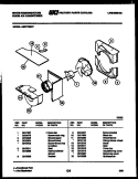AIR HANDLING PARTS Diagram and Parts List for AS277M2K7  Frigidaire Air Conditioner