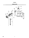 CONTROL PARTS Diagram and Parts List for FAC084J7A1  Frigidaire Air Conditioner