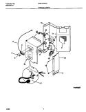 CONTROL PARTS Diagram and Parts List for WAS18EG2A1  Frigidaire Air Conditioner