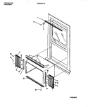 WINDOW MOUNTS Diagram and Parts List for WAC052T7A5  Frigidaire Air Conditioner