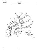 BURNER Diagram and Parts List for MDG216REW1  Frigidaire Dryer
