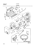 ICE MAKER Diagram and Parts List for PLHT219TCB0  Frigidaire Refrigerator