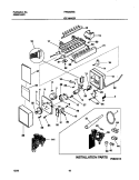 ICE MAKER Diagram and Parts List for FRS20ZSGB2  Frigidaire Refrigerator