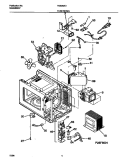 FUNCTIONAL Diagram and Parts List for FMS062E1W0  Frigidaire Microwave