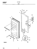 DOOR Diagram and Parts List for FFU17F9HW1  Frigidaire Freezer