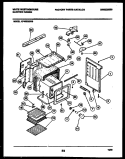 BODY PARTS Diagram and Parts List for KF450GDD9  Frigidaire Range