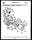 CABINET AND COMPONENT PARTS Diagram and Parts List for DG27A7WXFD  Gibson Dryer