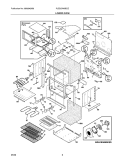 LOWER OVEN Diagram and Parts List for PLEB27M9ECE  Frigidaire Microwave Oven Combo