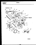 REFRIGERATOR CONTROL ASSEMBLY, DAMP Diagram and Parts List for FRS26WRAW0  Frigidaire Refrigerator