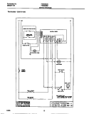 WIRING DIAGRAM Diagram and Parts List for FEB556BBBD  Frigidaire Wall Oven