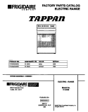 COVER Diagram and Parts List for 31-2442-23-02  Tappan Range