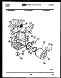 CABINET AND COMPONENT PARTS Diagram and Parts List for DE27A7WXFB  Gibson Dryer