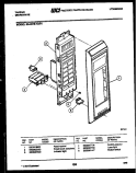 BACKGUARD Diagram and Parts List for 30DPMCWAN5  Tappan Range