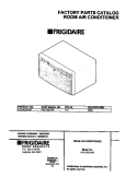 COVER Diagram and Parts List for FAC103H1A1  Frigidaire Air Conditioner