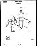 CONTROL PARTS Diagram and Parts List for WAC053T7A3  Frigidaire Air Conditioner