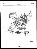 WRAPPER AND BODY PARTS Diagram and Parts List for MCT1390P3  Frigidaire Microwave